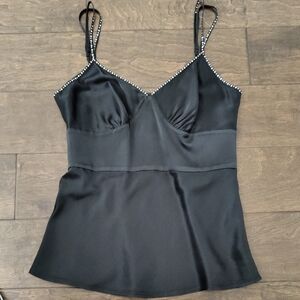 Express Black Camisole with Studded Straps